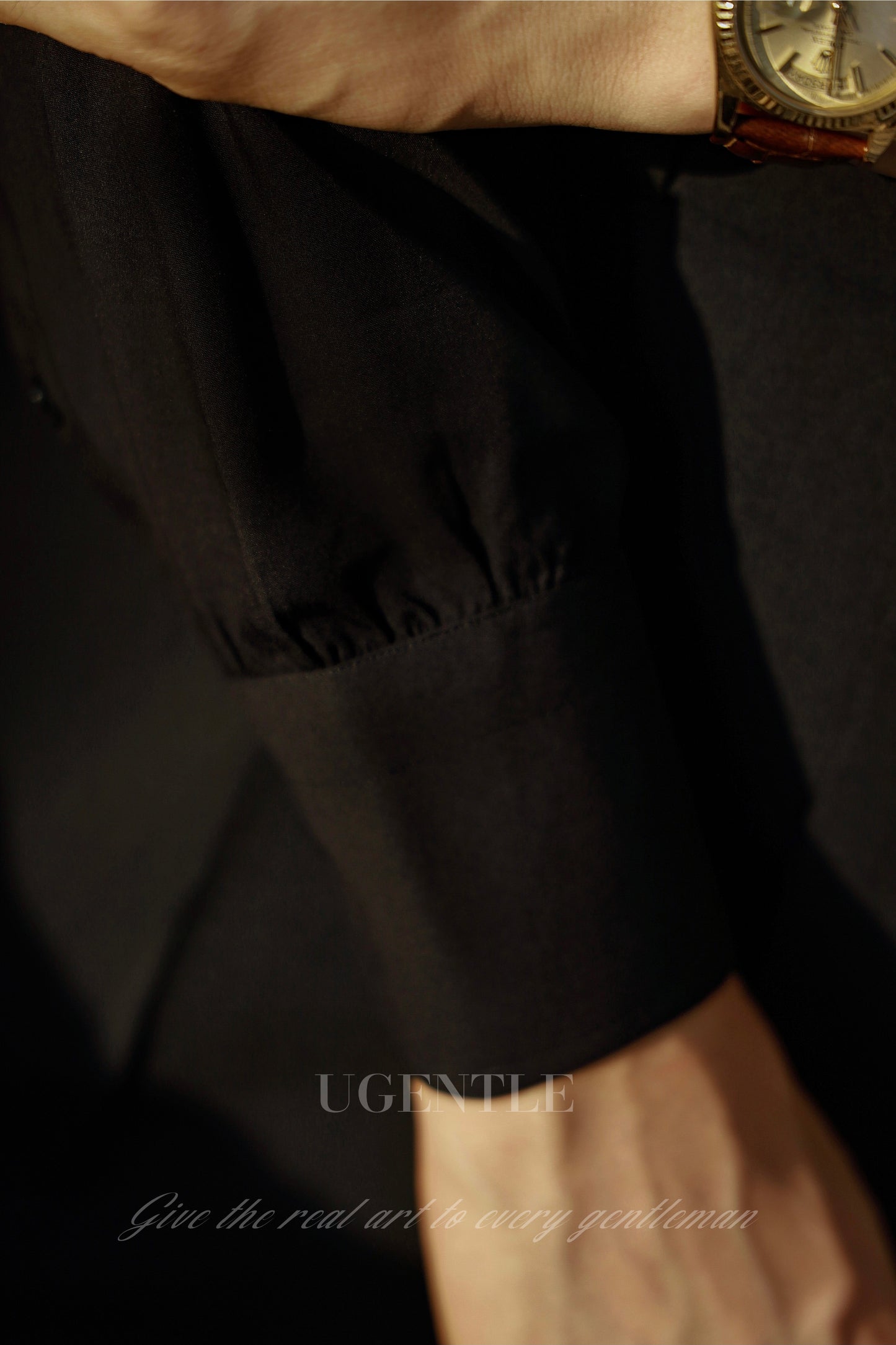 「Twilight Black」Button-down Collar Shirt