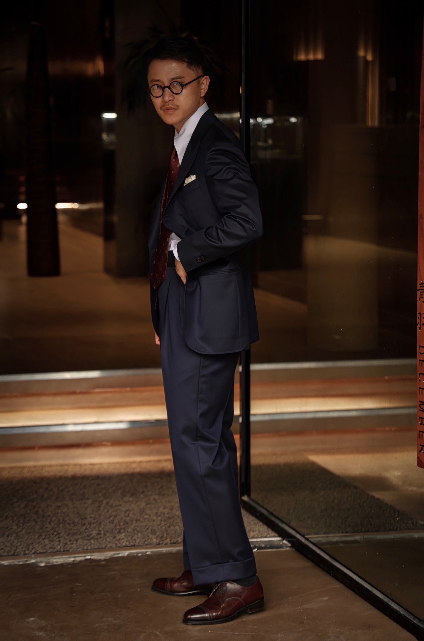 「Count Blue」Suit Trousers