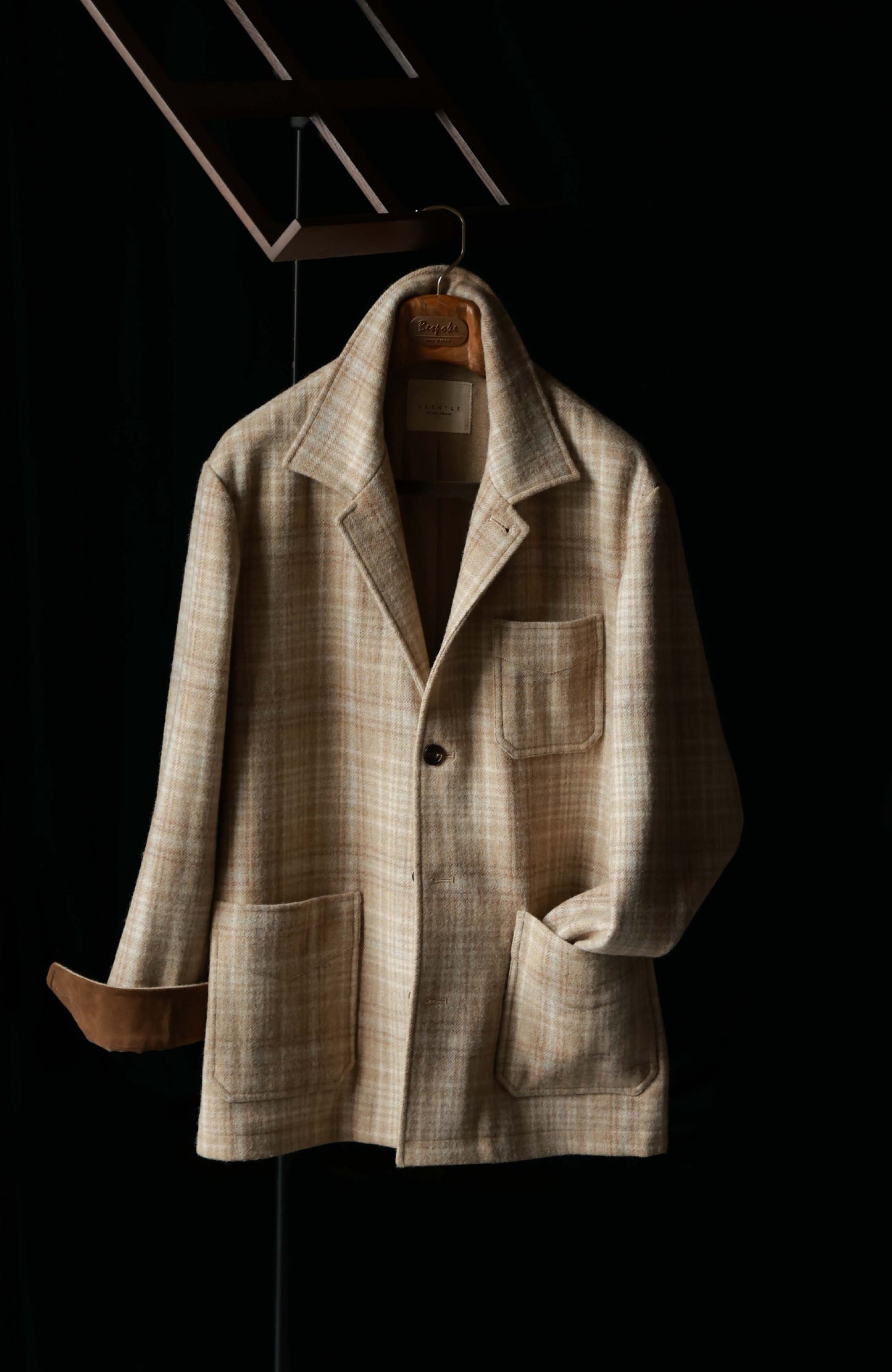 French Workwear Five-Pocket Jacket — Wheat Field Beige