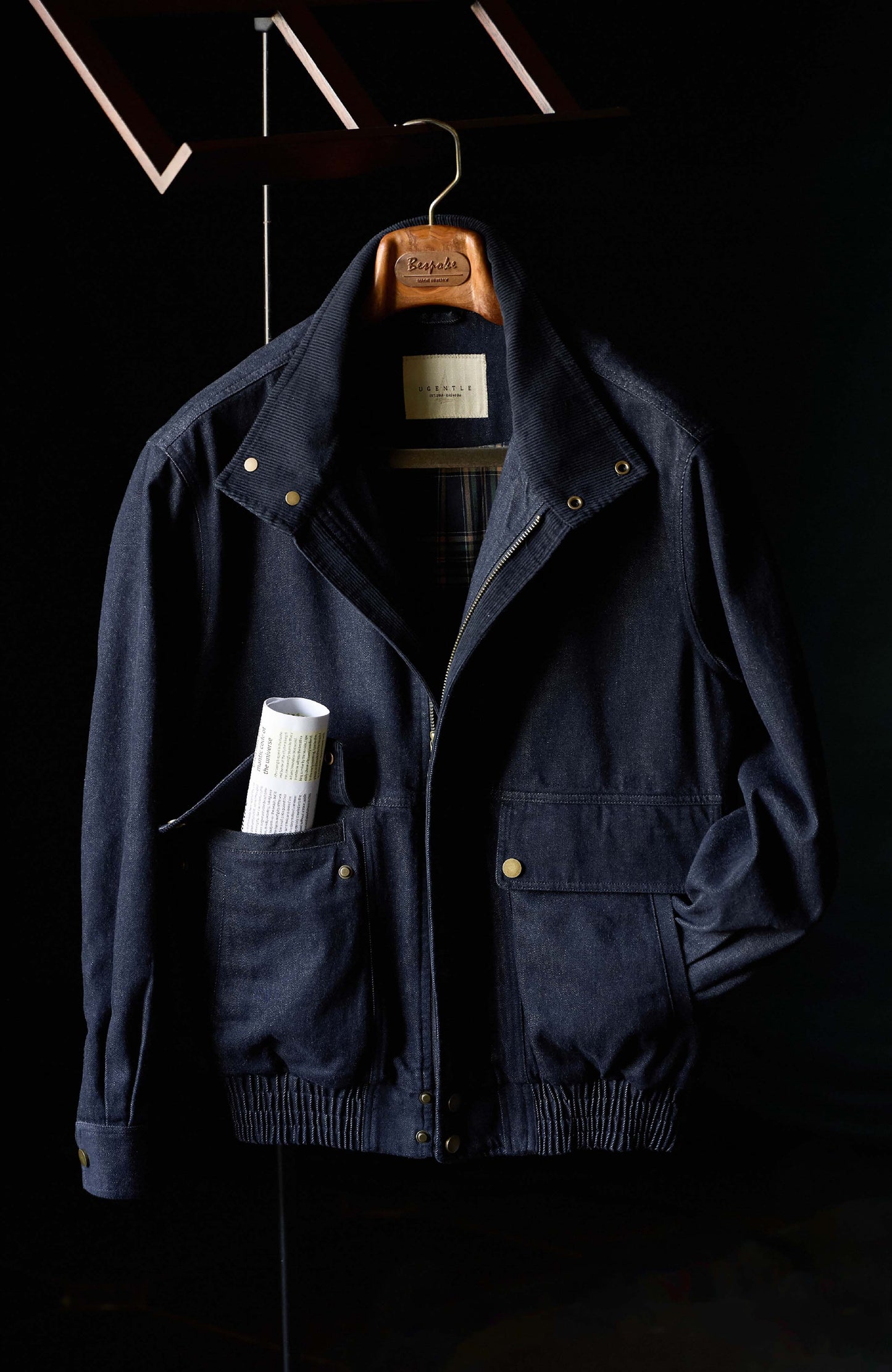 Cotton Washed Jacket — Midnight Denim