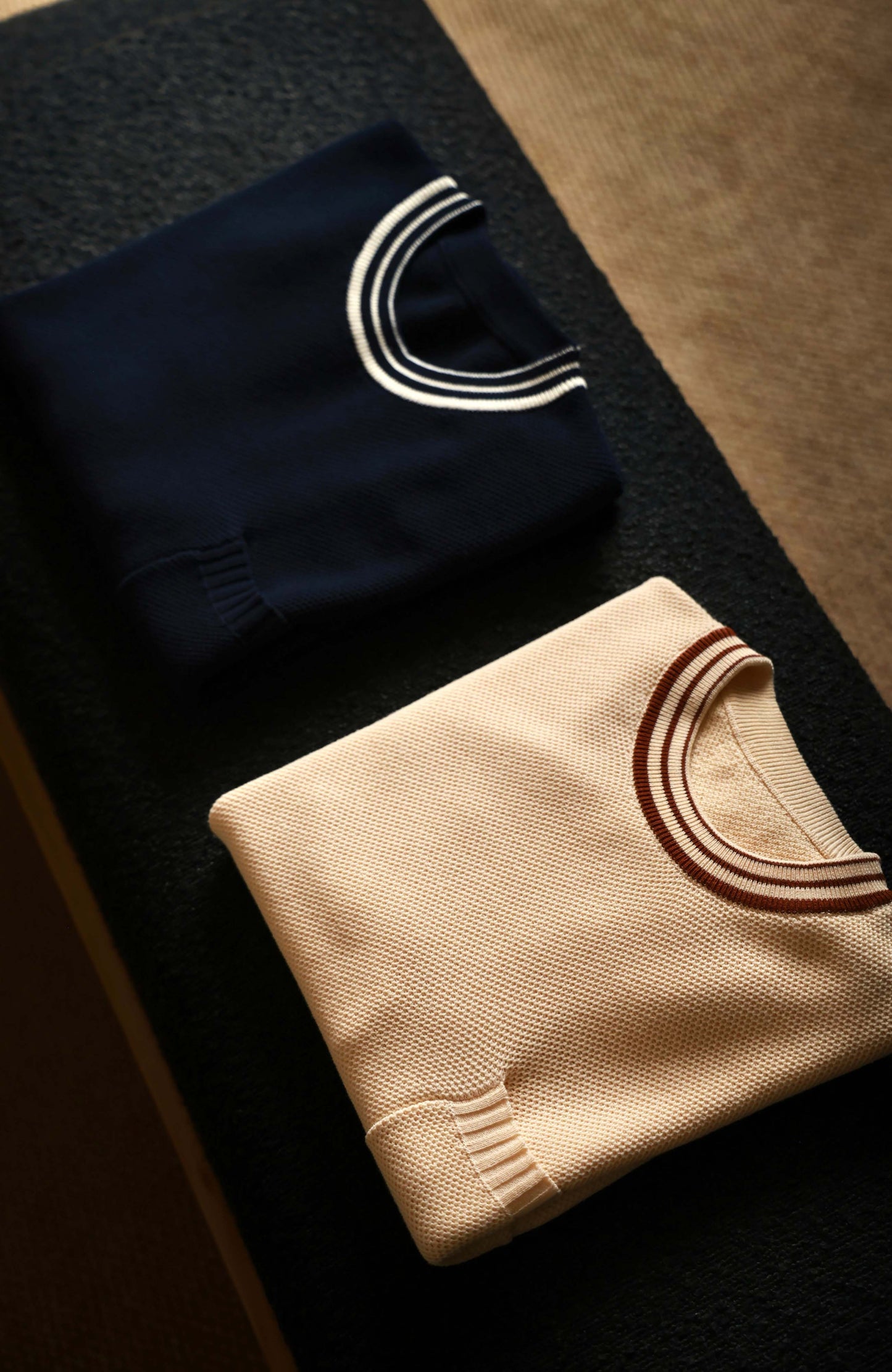 Heavyweight High-Twist Cotton Short-Sleeve T-Shirt — Apricot Haze