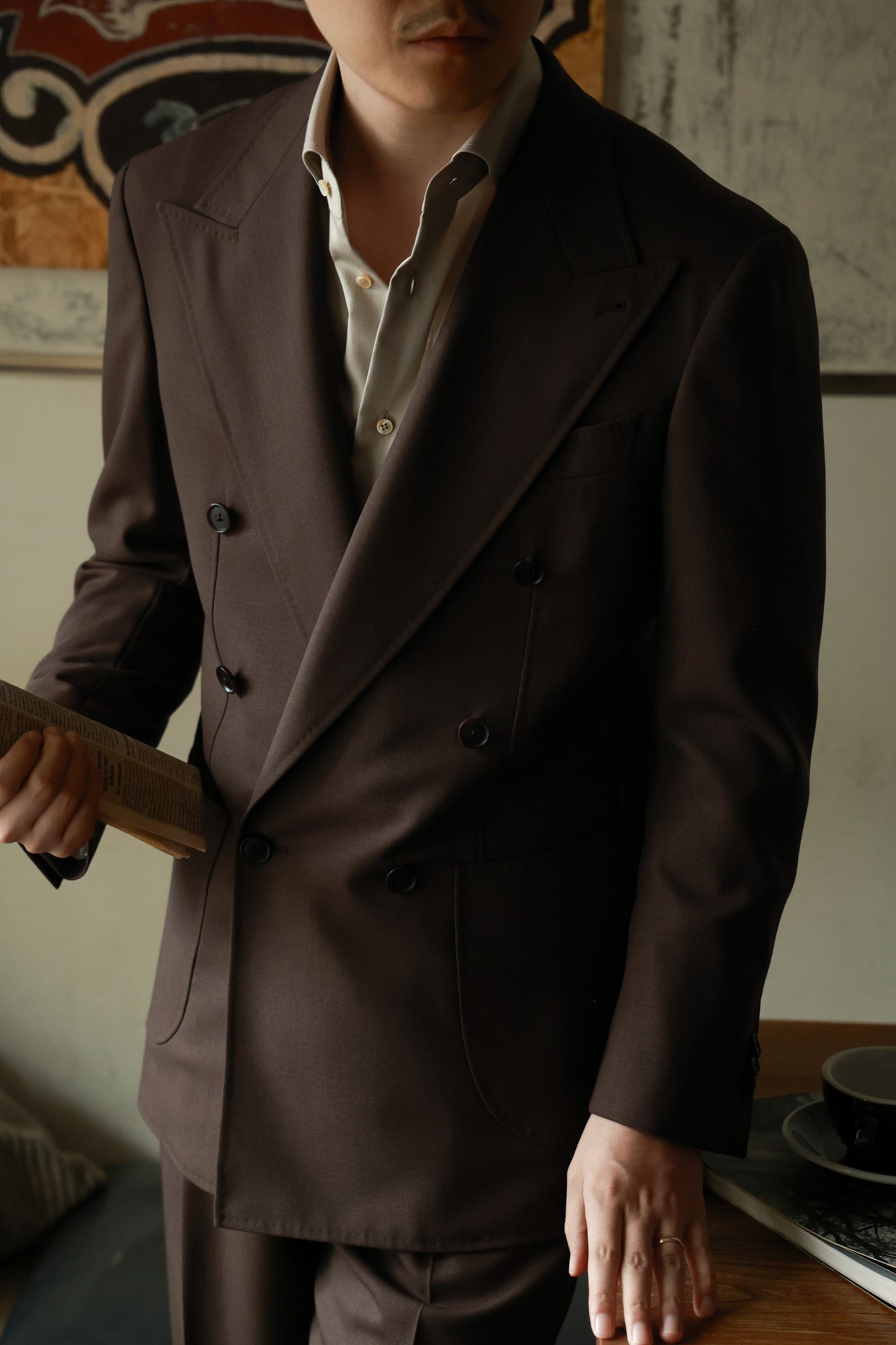 「Brown Forest」Suit Jacket