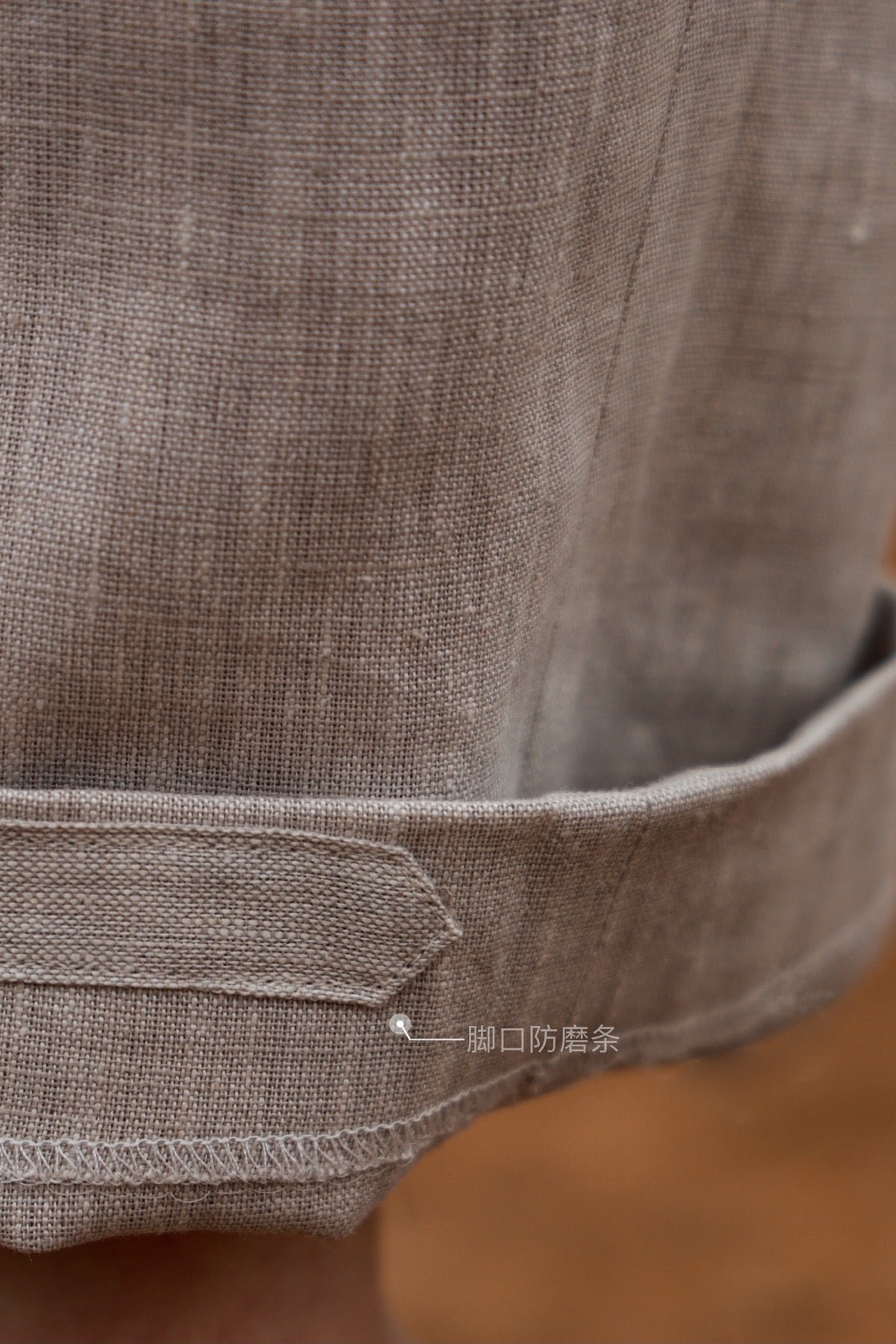 「Flying Sand and Stone」linen Suit trousers