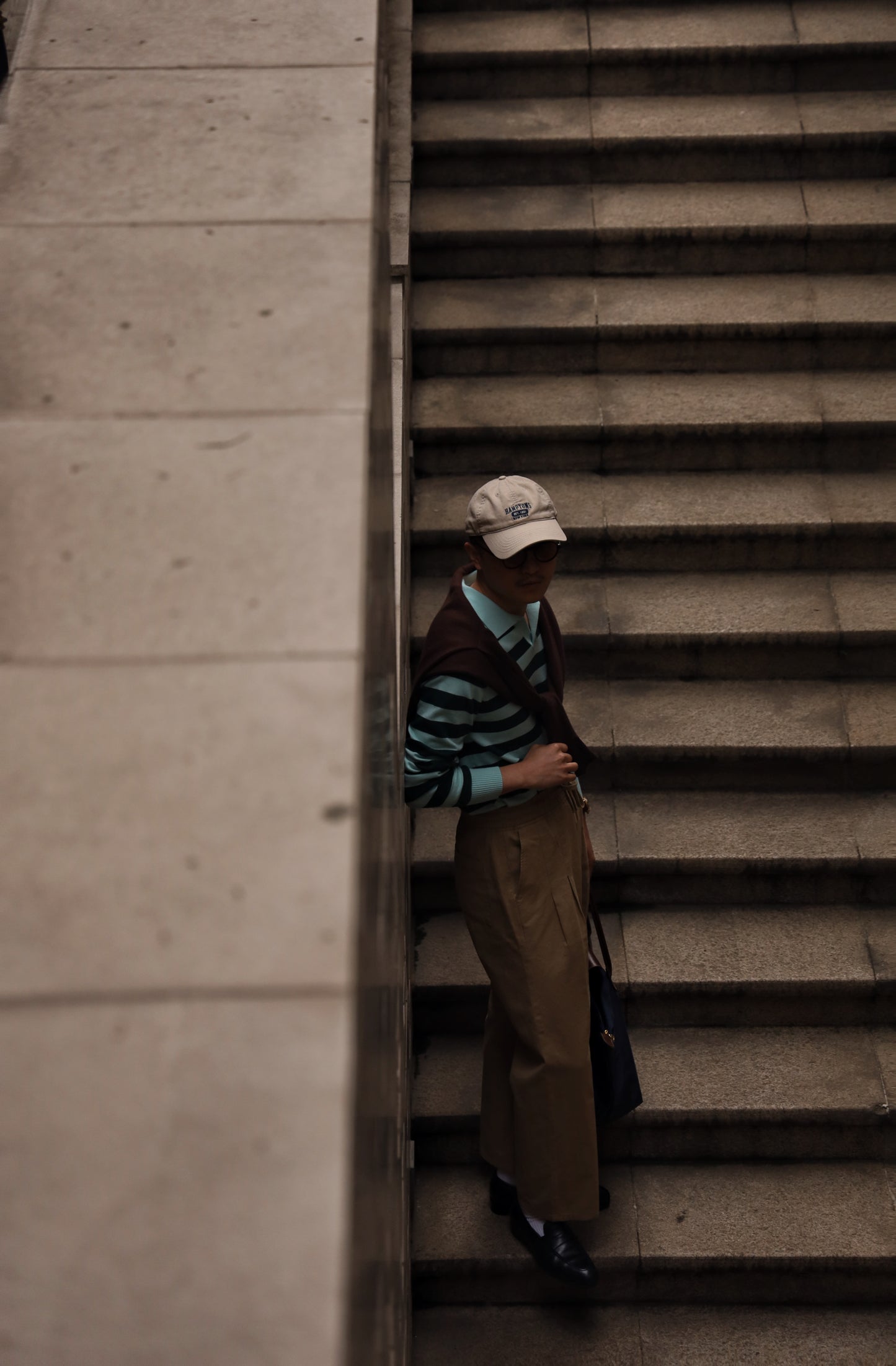 「Harvest Straw」 Linen-Cotton Drawstring Pants