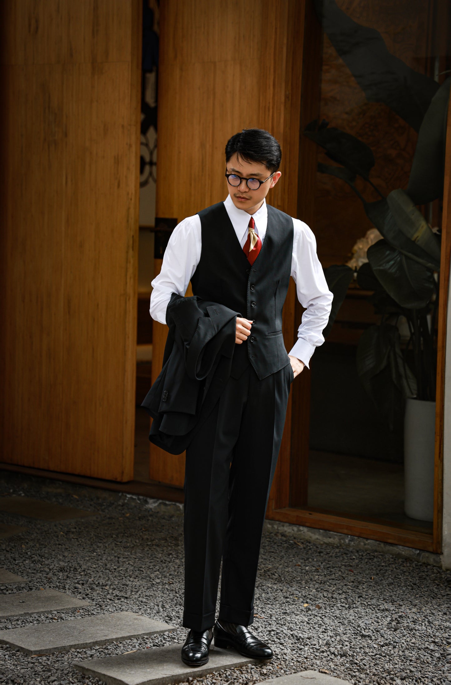 「Elegant Black」Suit Jacket