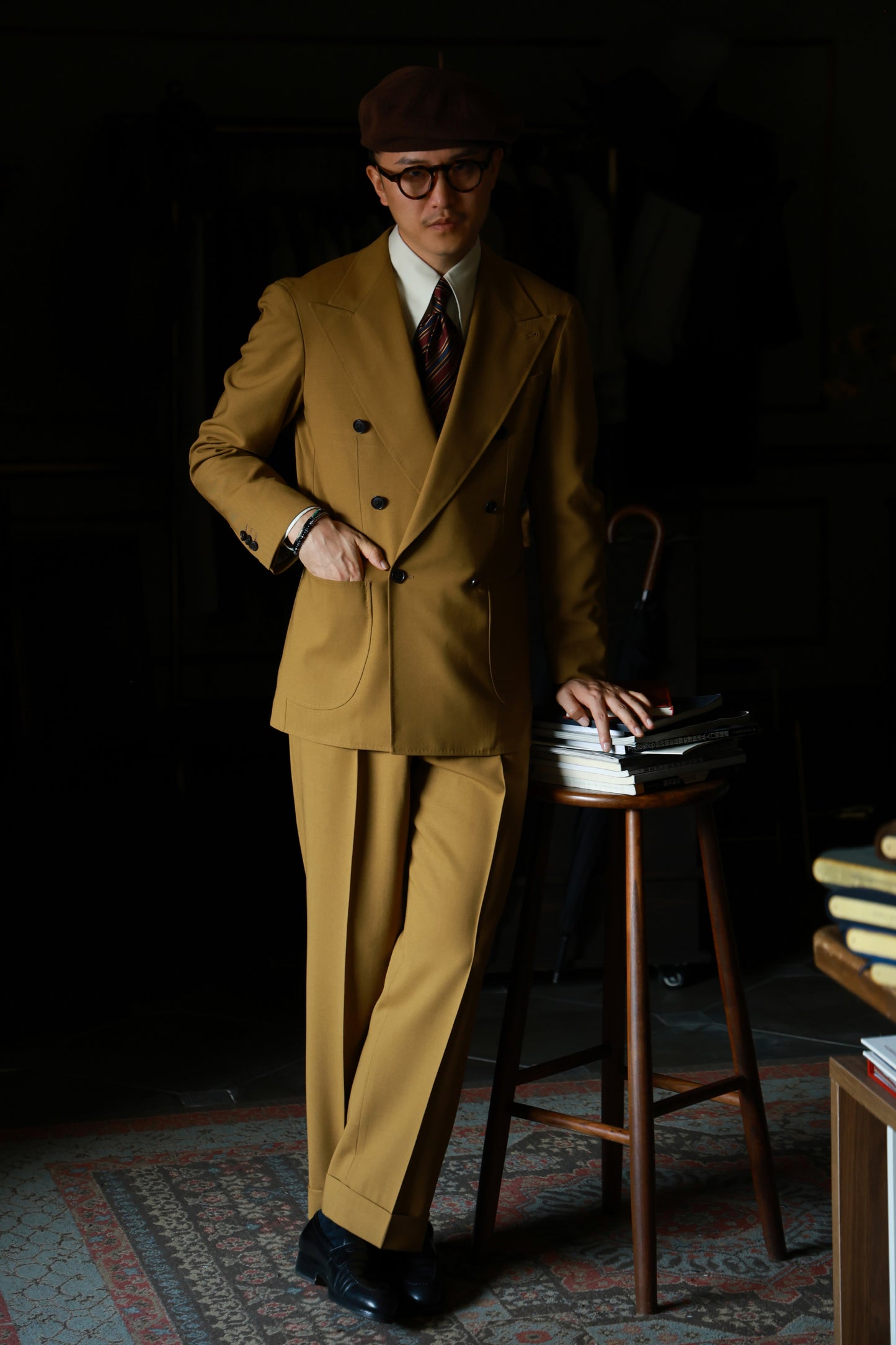 「Autumn Maple Yellow」Suit Jacket
