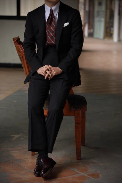 「Elegant White」Hidden Button Collar Shirt