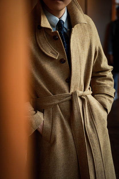 "Wheat Dunes" raglan sleeve Balmark coat 