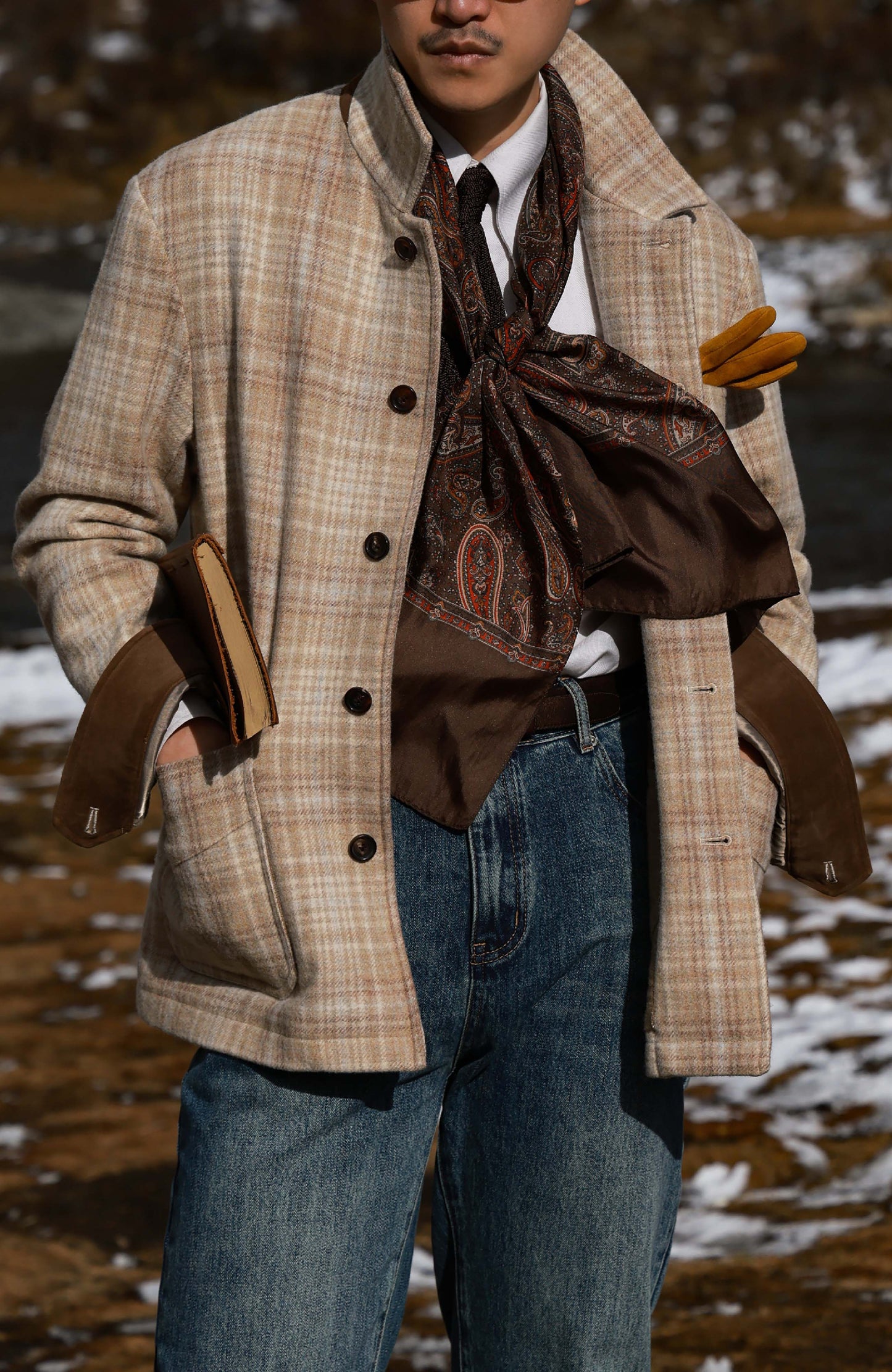 French Workwear Five-Pocket Jacket — Wheat Field Beige