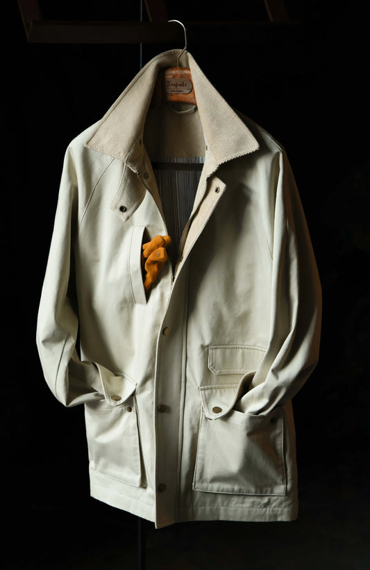 Heavy Cotton Raglan Jacket — Pottery Grey