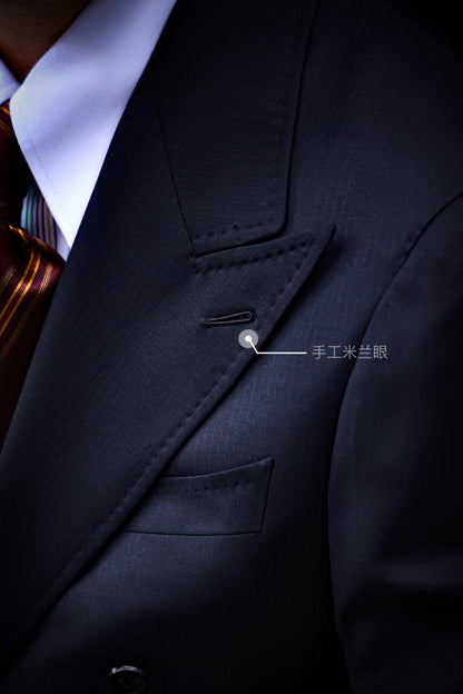 "Night Herringbone" Suit 