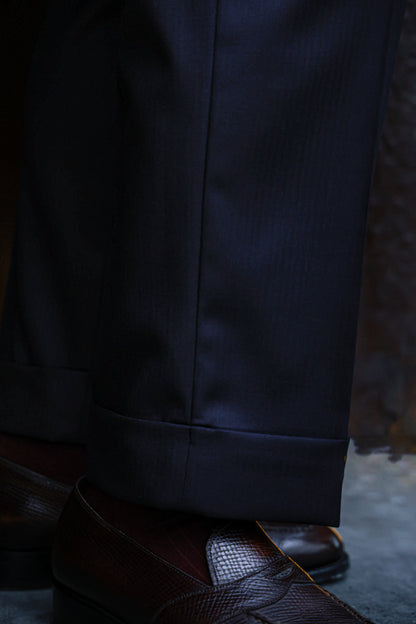 "Night Herringbone" Suit 