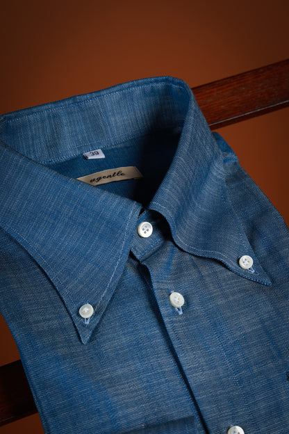 "Denim" button-down shirt 