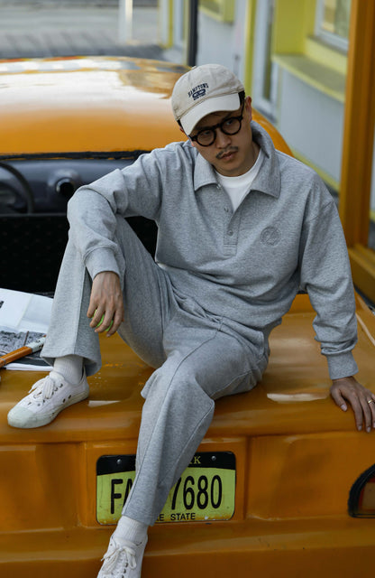 Unisex Long Sleeve Polo Sweatpants — Lunar Gary