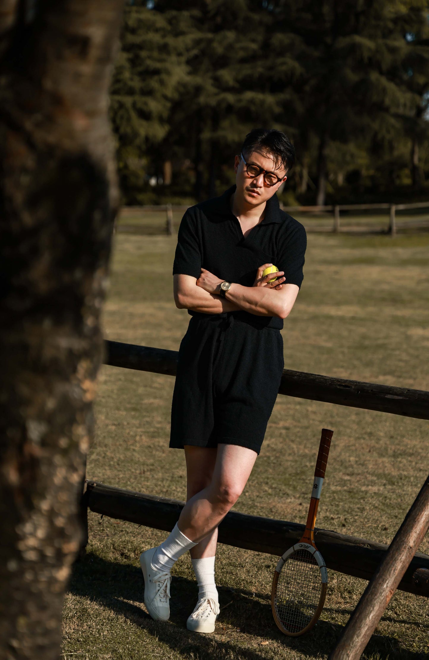Terry-Knit Combed-Cotton Shorts — Cloud Ink