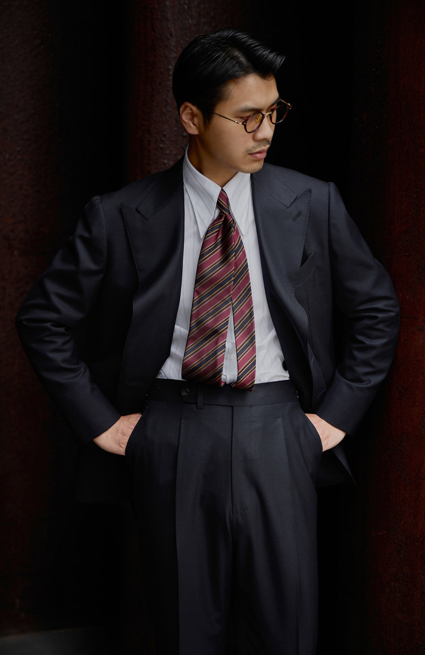 「Louvre Phantom Blue」suit jacket