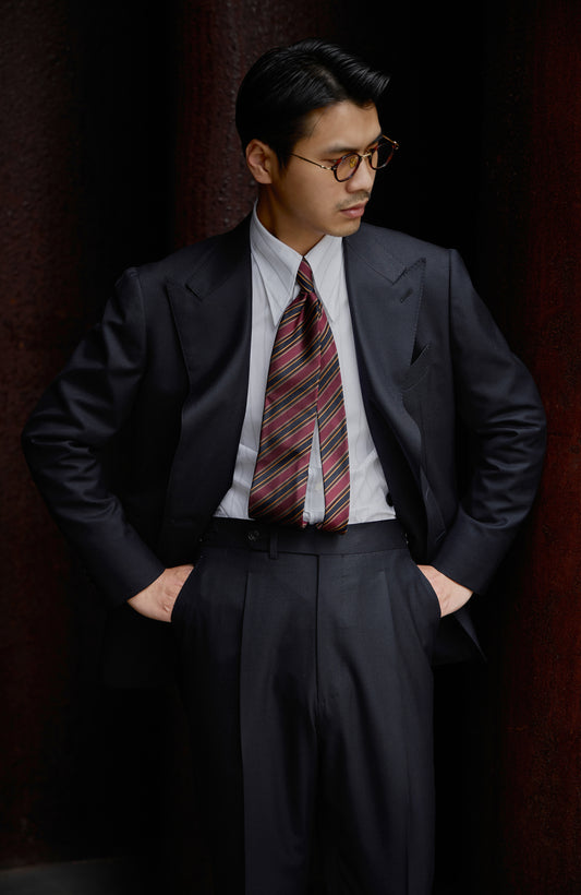 「Louvre Phantom Blue」suit jacket