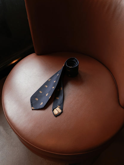 「Eternal Nautical」Mulberry silk Three-fold Tie