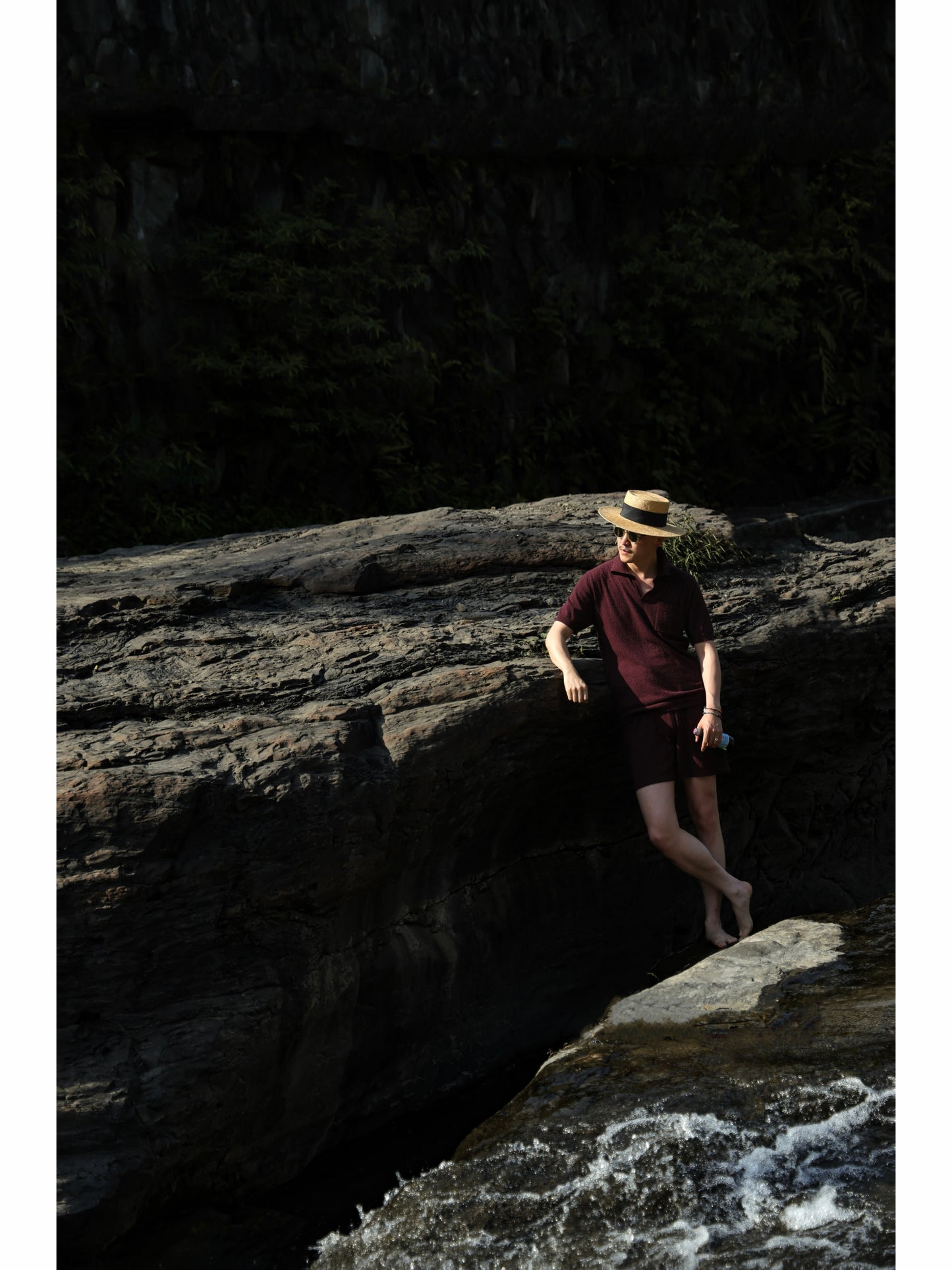 「Scarlet」Terry-Knit Combed-Cotton Shorts in the set