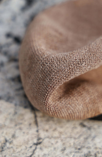 Handmade Linen Beret — Natural Linen