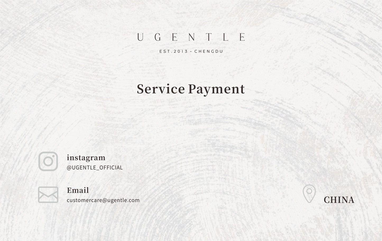 UGENTLE Service — Order Adjustment (Shipping / Tax / Balance)