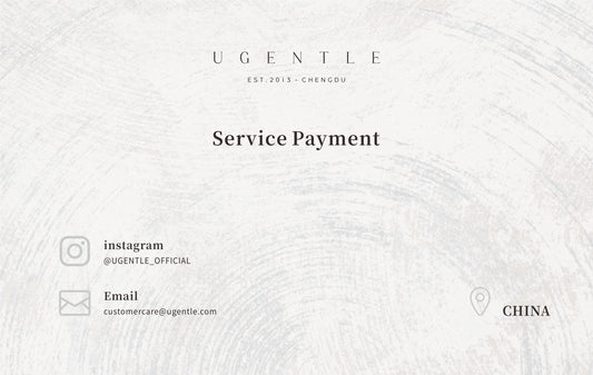 UGENTLE Service — Order Adjustment (Shipping / Tax / Balance)