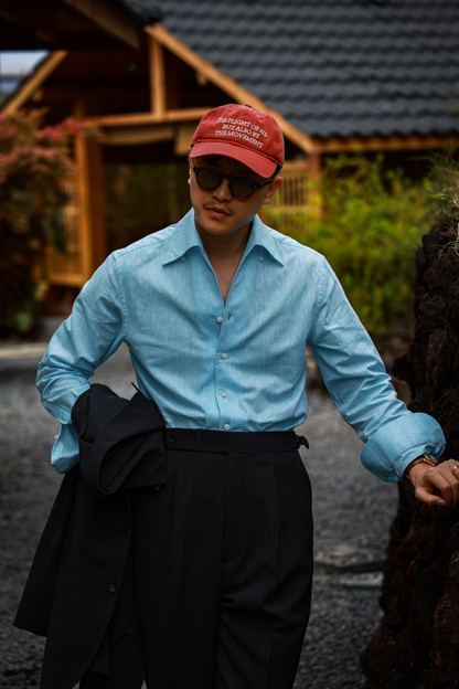 One-piece Collar Shirt — Glacier