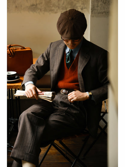 「Living Essence Series」Mulberry silk Three-fold Tie