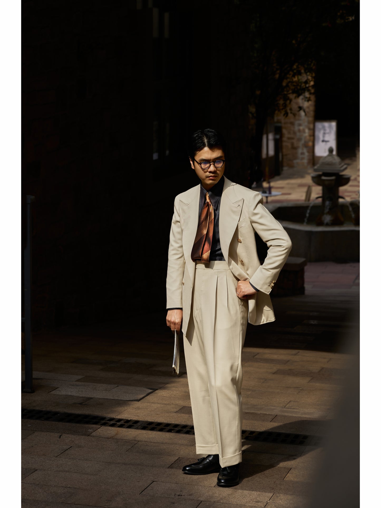 Long Point Collar Shirt — Denim