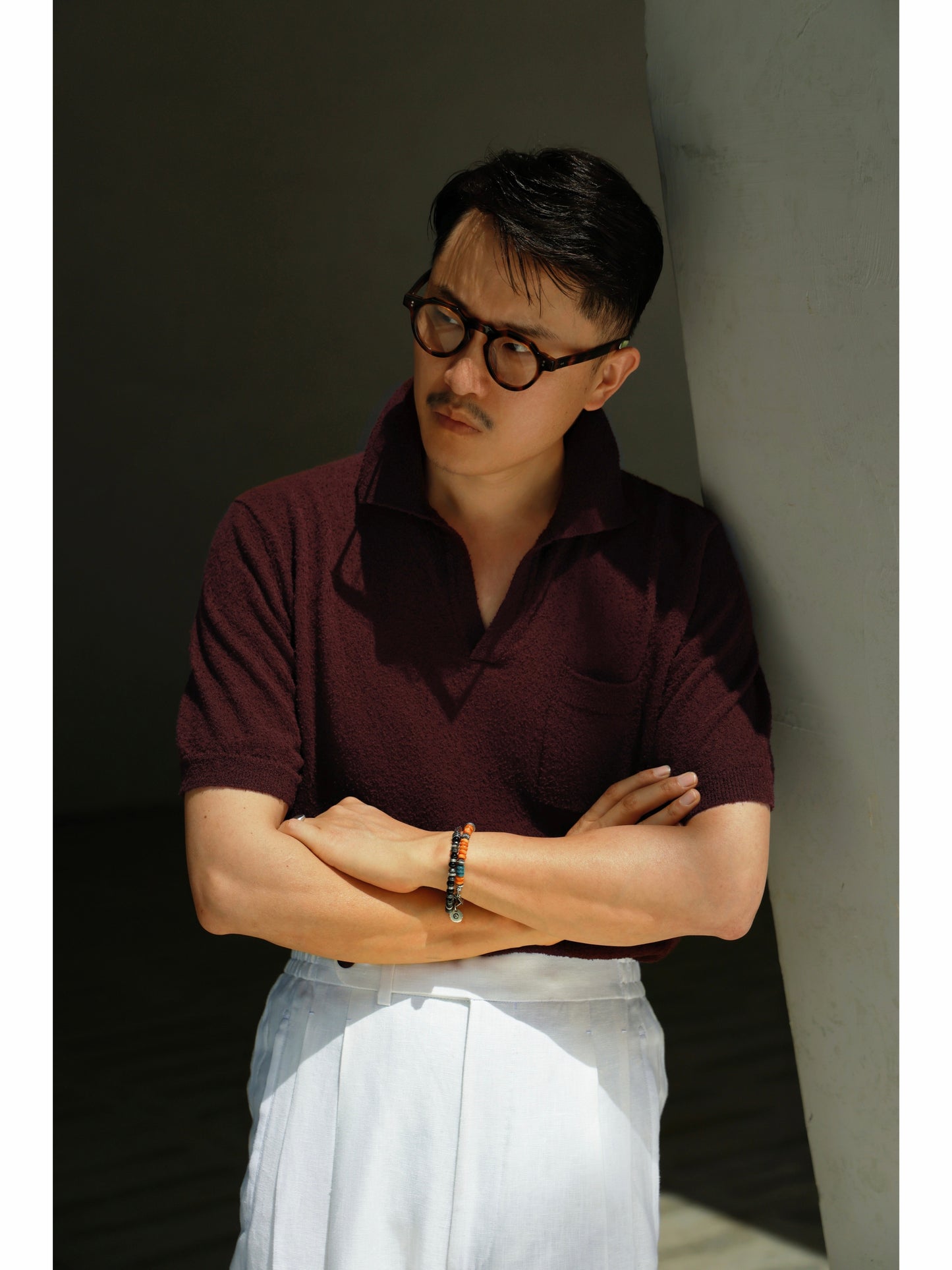 「Scarlet」Terry-Knit Combed-Cotton Shorts in the set