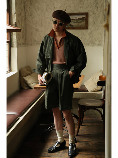 Gurkha Shorts — Jungle green