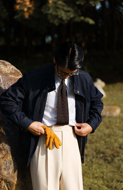 Cotton Washed Jacket — Midnight Denim