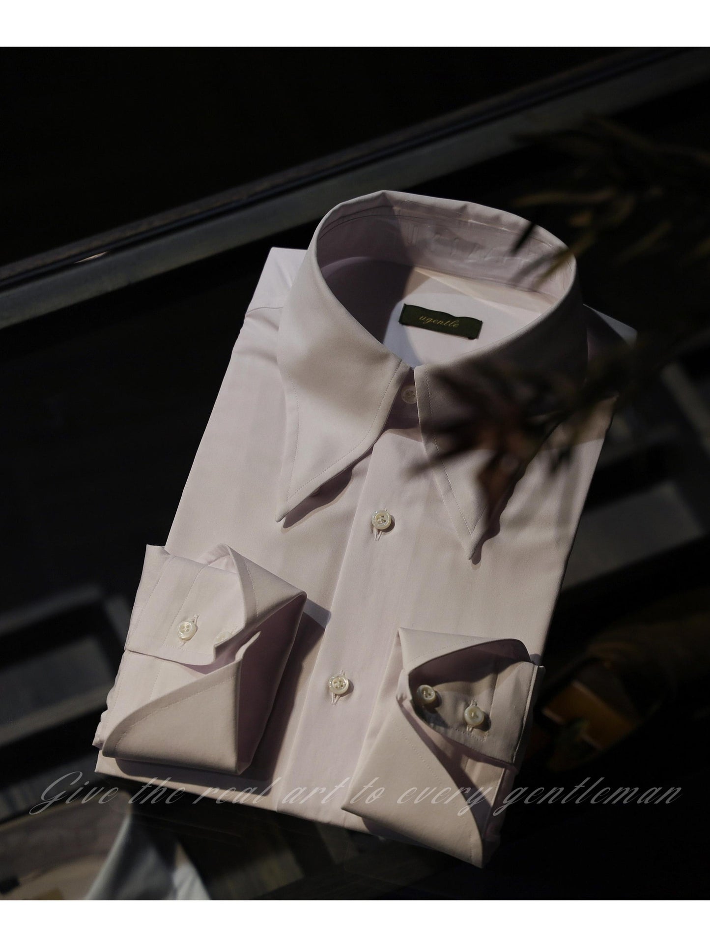 「Elegant White」Bond Cuff Shirt