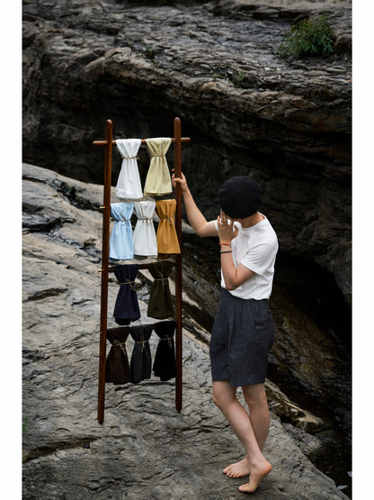 「10-Piece Color Spectrum」Solona-Lyocell-cotton blend Everyday Crew Neck Unisex Short-Sleeve T-Shirt