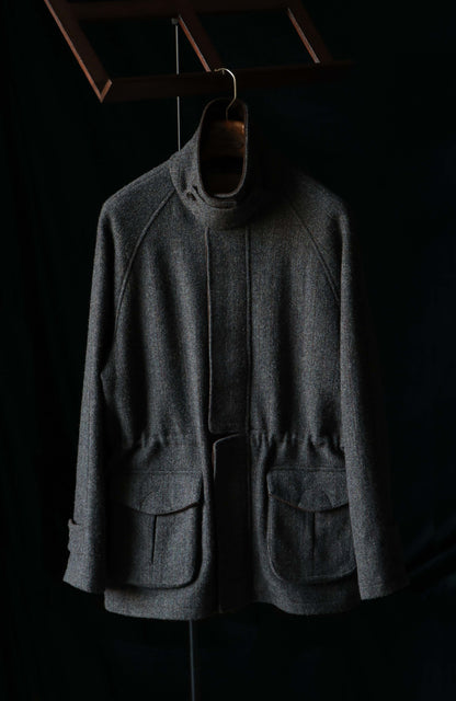 Coarse-Wool Naval Jacket — Graphite Grey