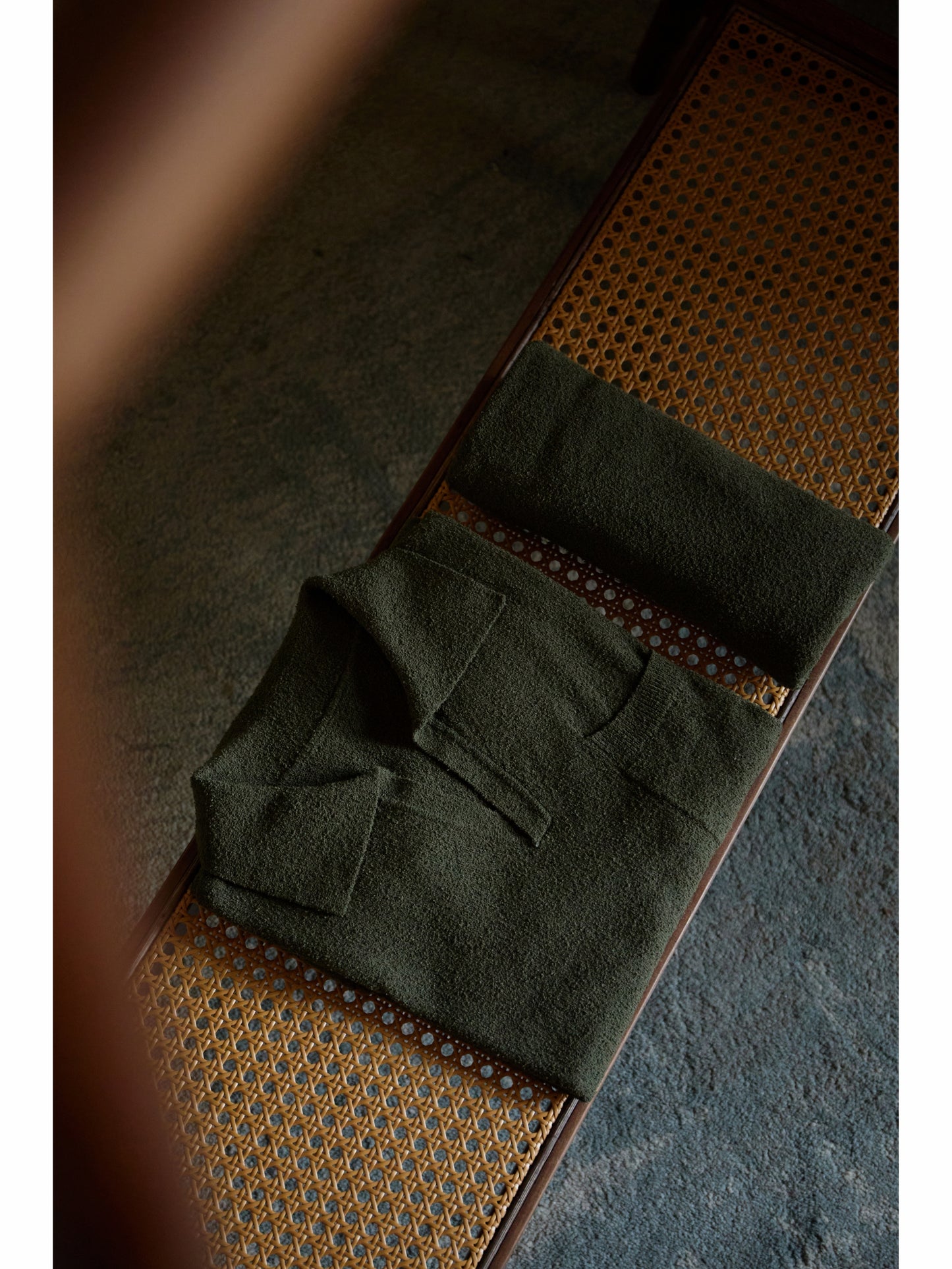 「Moss」Terry-Knit Combed-Cotton Short-Sleeve Polo Shirt in the set