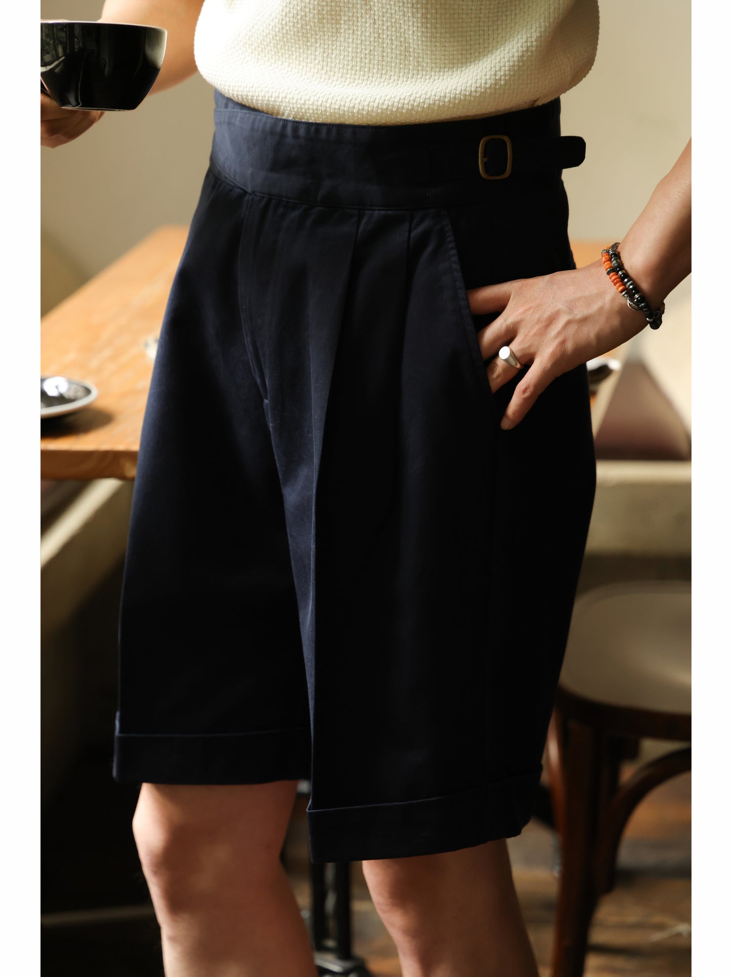 Gurkha Shorts — Navy