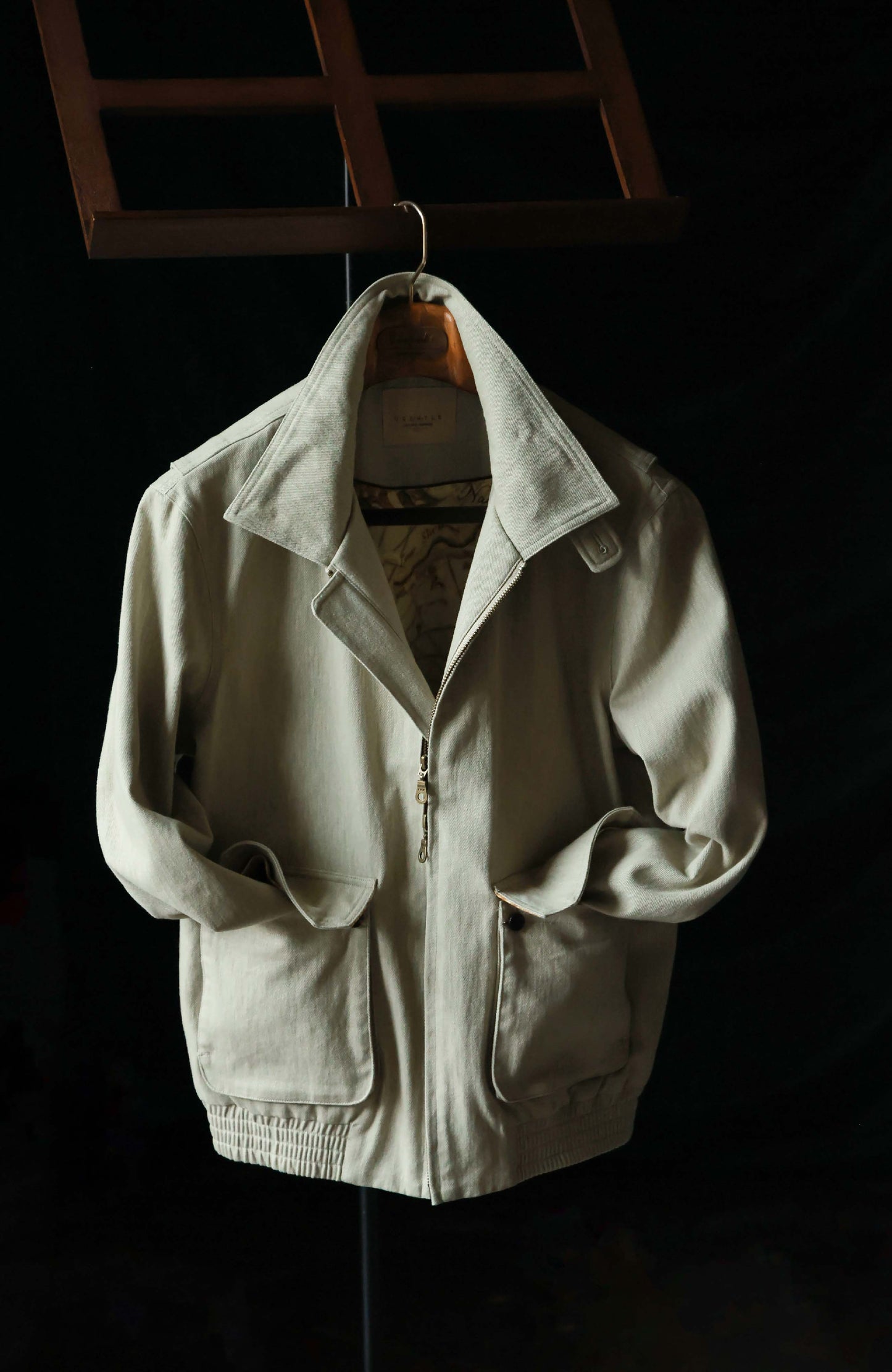 Heavy Cotton Bomber Jacket — Imperial Sand