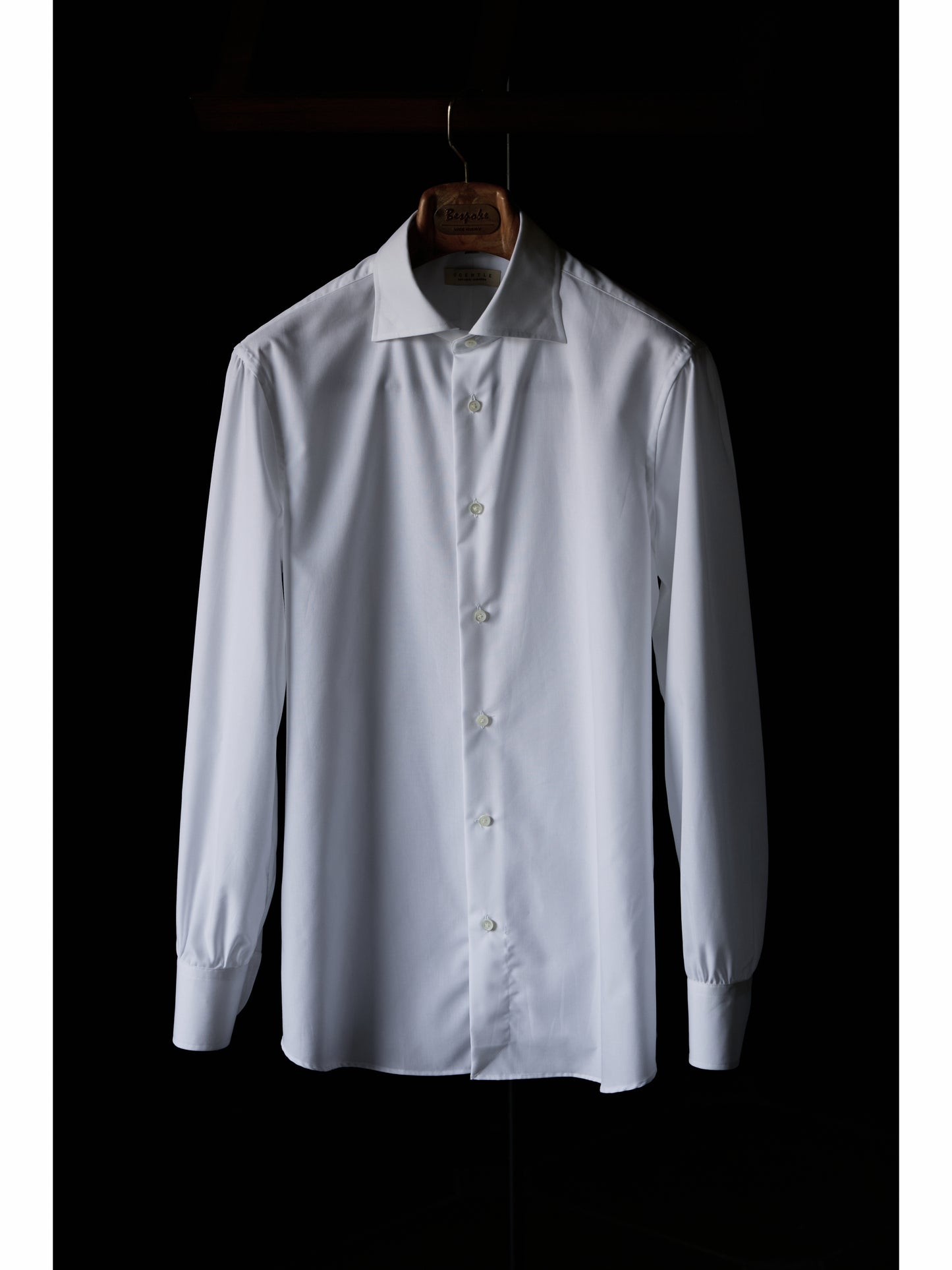 Spread Collar Shirt — White