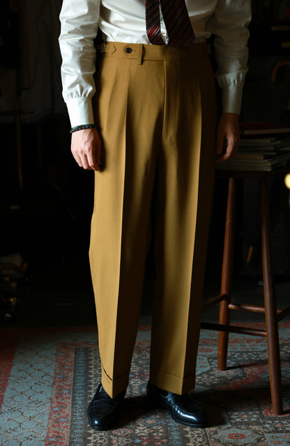 "Autumn Maple Yellow" Suit Trousers 