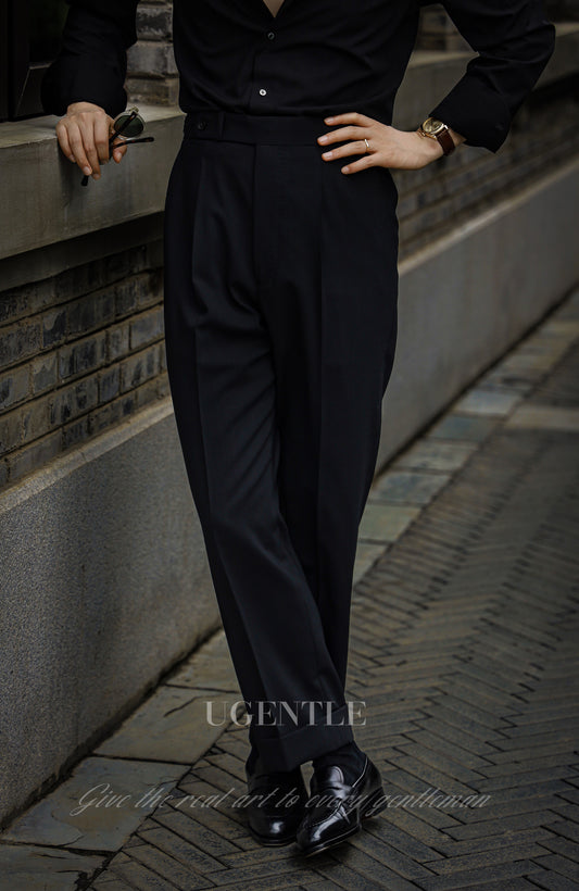 "Elegant Black" Suit Trousers 