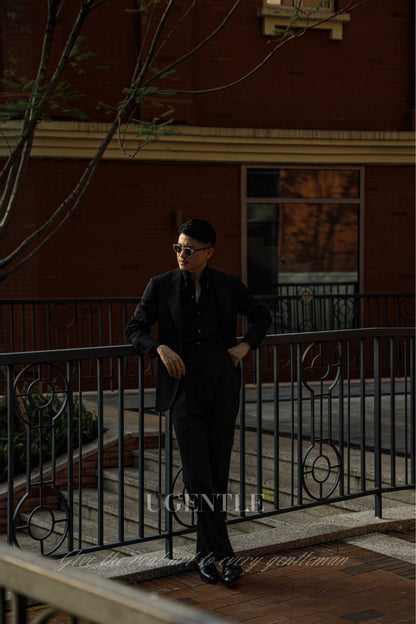 「Twilight Black」Button-down Collar Shirt