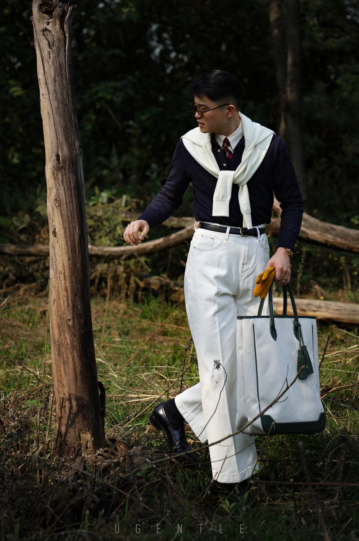 "Navy Blue" POLO Sweater 