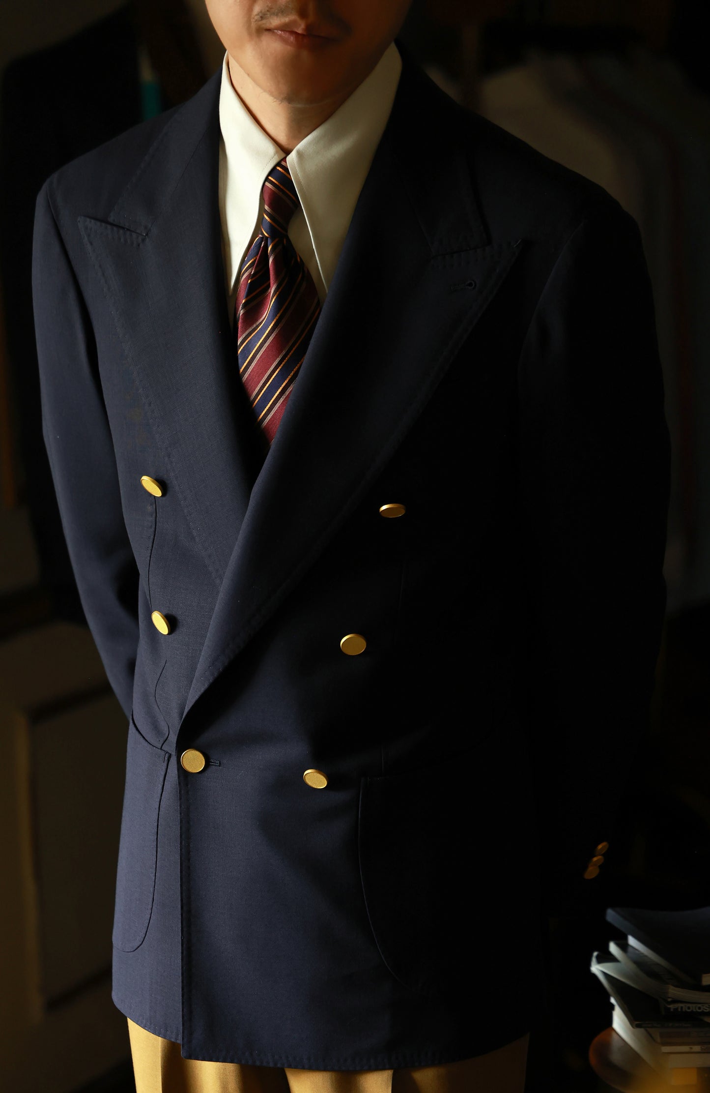 "Ink Sea Blue" suit 