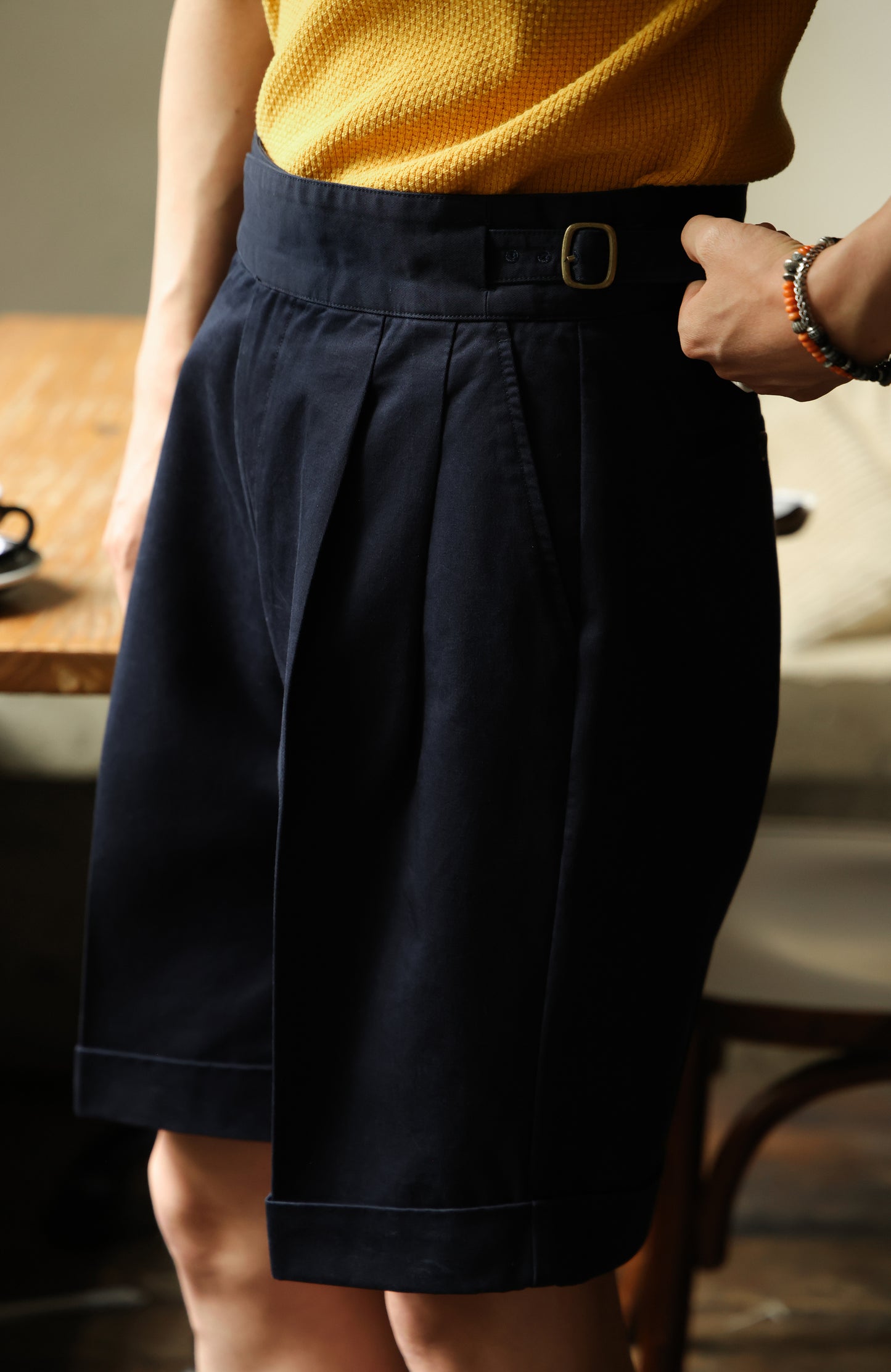 Gurkha Shorts — Navy