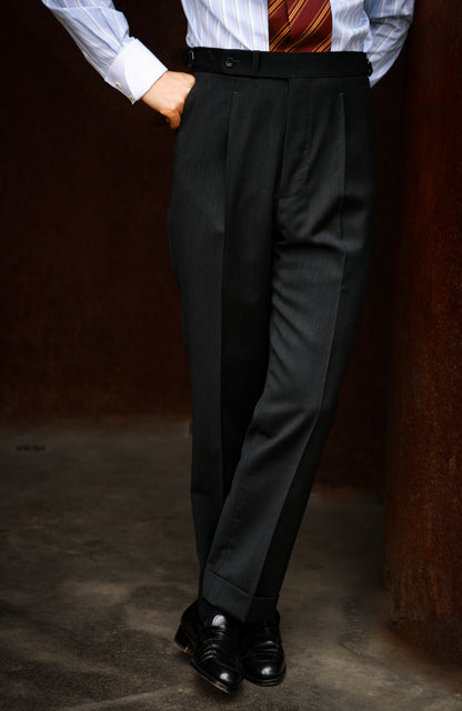 "Wild Grey" suit Paris button trousers 