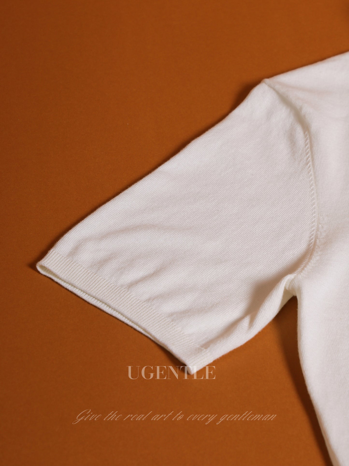 Cotton/Cashmere Classic Polo Off White
