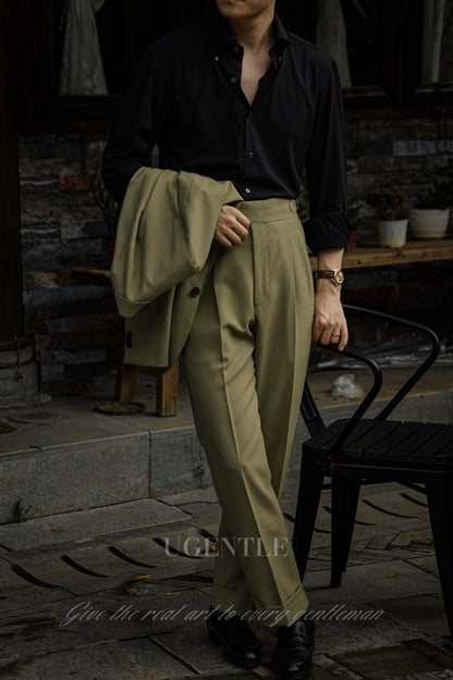 「Twilight Black」Button-down Collar Shirt