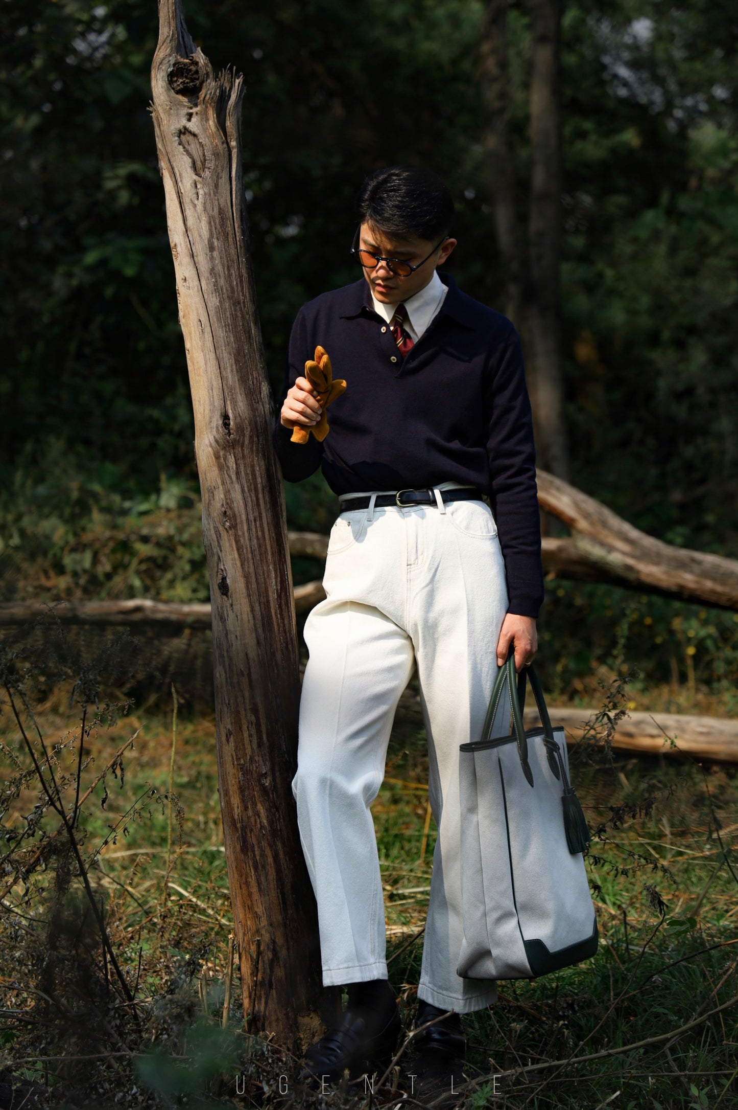 "Navy Blue" POLO Sweater 