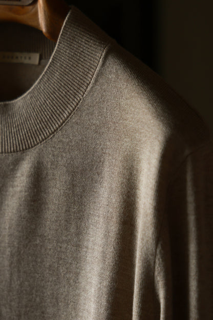 "Cuban Sand" Half Turtleneck Sweater